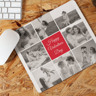 Mousepad Belo Casal Collage Foto e Feliz Dia dos Namorados