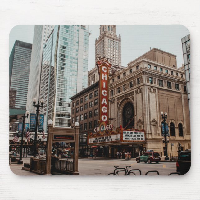 Mousepad Belo Centro Chicago Illinois (Frente)