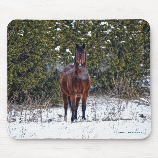 Mousepad Belo Design de Equino Animal do amante dos cavalos (Frente)