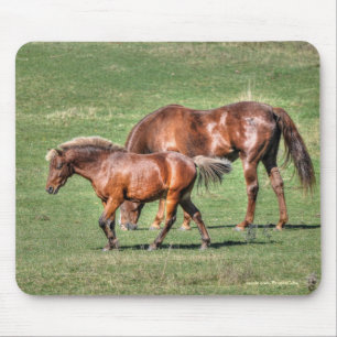 Mousepad Belo Design de Equino Animal do amante dos cavalos