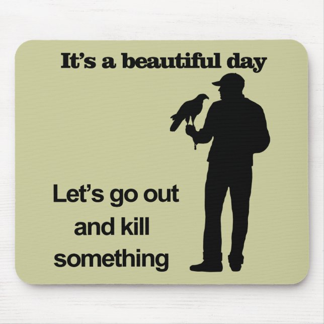 Mousepad Belo dia para Falconry (Frente)