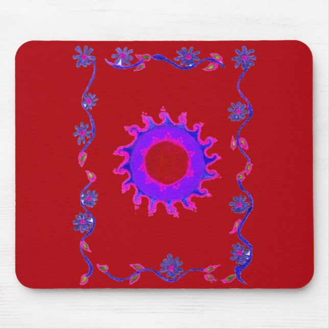 Mousepad Belo e espantoso Design de Motif Mendi Art (Frente)