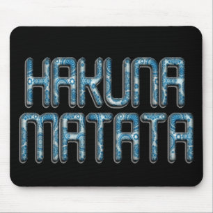 Mousepad Belo e espantoso texto suaíli design