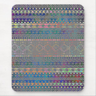 Mousepad Belo e legal padrão geométrico asteca