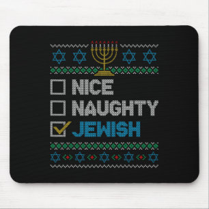 Mousepad Belo Jewish Feliz de Natal Engraçado H