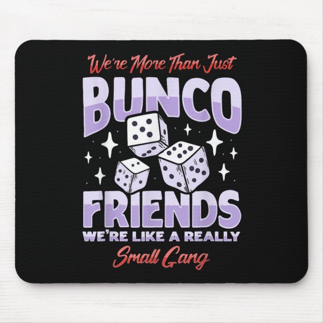 Mousepad Belo Jogo de Roupa do Quadrado Noturno de Bunco (Frente)