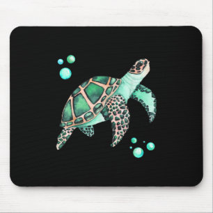 Mousepad Belo Mar Turtle Watercolor
