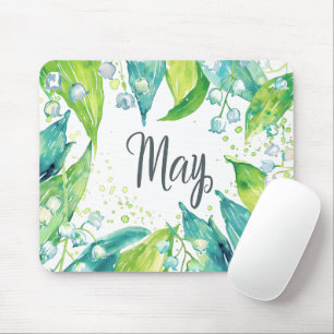 Mousepad Belo mês de nascimento Flores/Maio