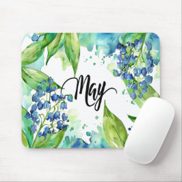Mousepad Belo mês de nascimento Flores/Maio