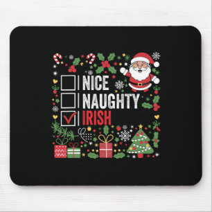 Mousepad Belo Natal Irlandês Santa Claus Irlanda