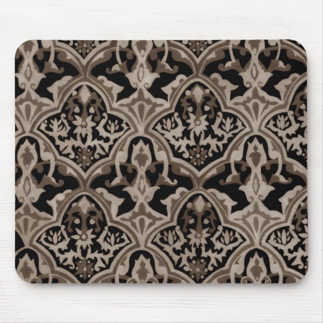 Mousepad Belo padrão Sepia (Frente)