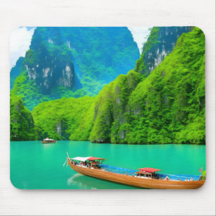 Mousepad Belo panorama Vista Rock Mountain Khao