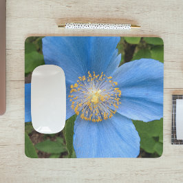 Mousepad Belo Pão de Mouse Floral Azul