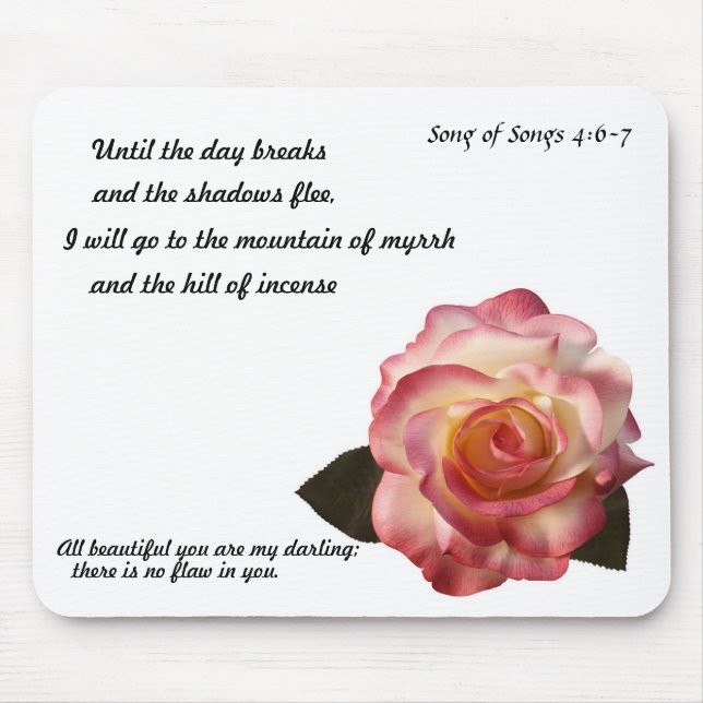 Mousepad Belo Rosa Mousepad. (Frente)