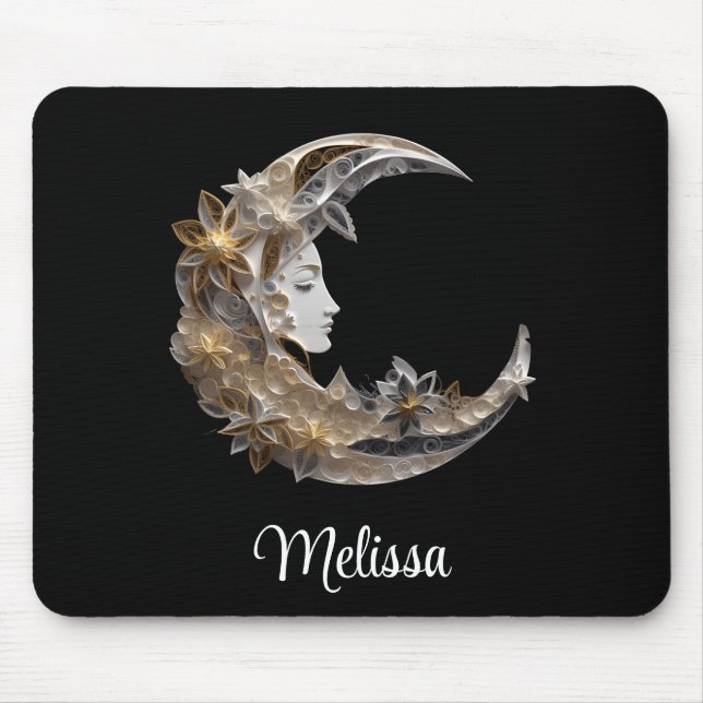 Mousepad Belo rosto na lua (Frente)