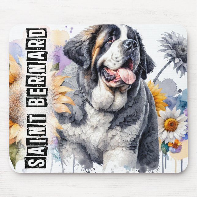 Mousepad Belo Santo Bernard Dog (Frente)