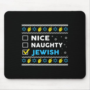 Mousepad Belo Suéter Judeu e Malvado Chanukah Chanukah