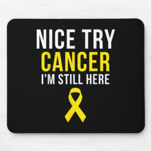 Mousepad Belo Tente Sobrevivente Sarcoma Cancer Consciência