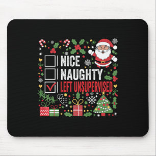 Mousepad Belo Velho Deixou O Natal Engraçado Sem Supervisão