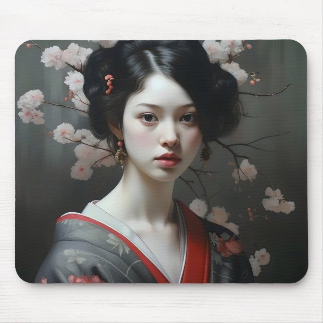 Mousepad Belos Flores Geisha (Frente)