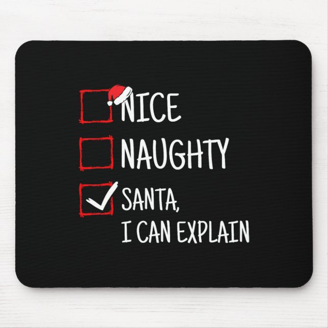 Mousepad Belos Papais noeis Que Posso Explicar Um Feliz Nat (Frente)