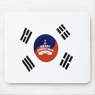 Mousepad Belos votos de Feliz Natal para a Coreia do Sul