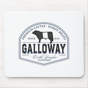 Mousepad Beltie de Crachá Galloway Raça Galloway