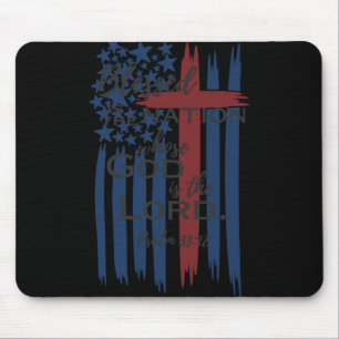 Mousepad Bem-aventurada é a nação cujo Deus é o Senhor Amer