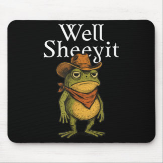 Mousepad Bem Sheeyit Vaca Engraçada Meme do Cowboy Humor Oc