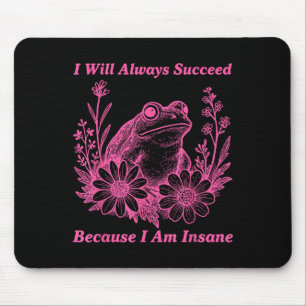 Mousepad Bem Sucedido Porque Estou Insano, Seguro, Viagem D
