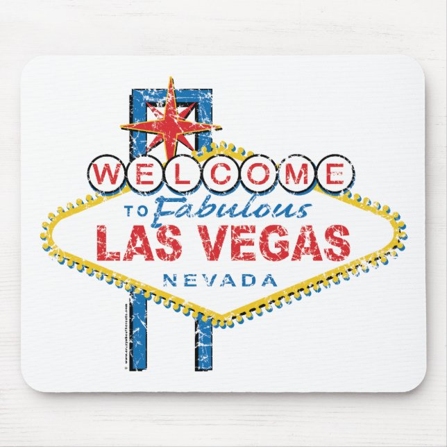 Mousepad Bem-vindo a Las Vegas Fabulosa (Frente)