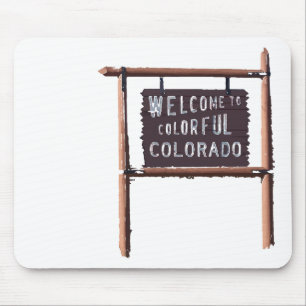 Mousepad bem-vindo ao Colorado