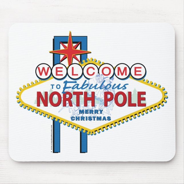 Mousepad Bem-vindo ao Fabuloso Polo Norte (Frente)