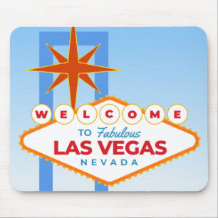 Mousepad Bem-vindos ao fabuloso céu azul de Las Vegas