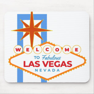 Mousepad Bem-vindos ao fabuloso Las Vegas 3 White