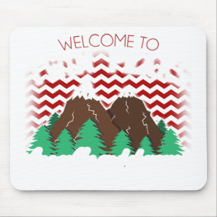 Mousepad Bem-vindos aos picos gêmeos