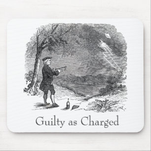Mousepad Ben Franklin Guilty foi acusado