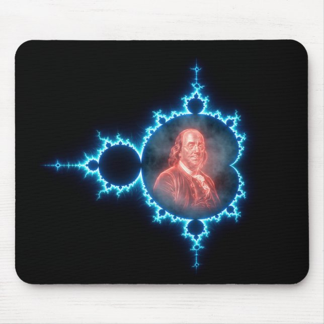 Mousepad Ben Franklin Mandelbrot Fractal (Frente)