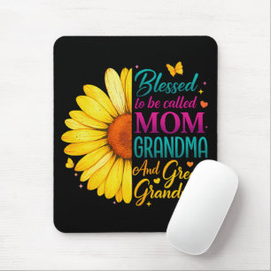 Mousepad Bendita Por Ser Chamado Mãe Avó Grande