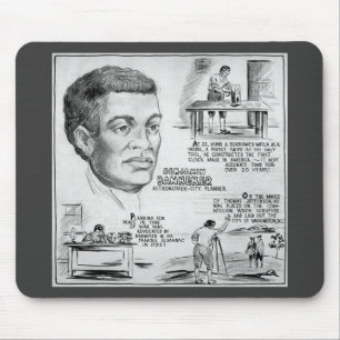 Mousepad Benjamin Banneker Black American Scientist