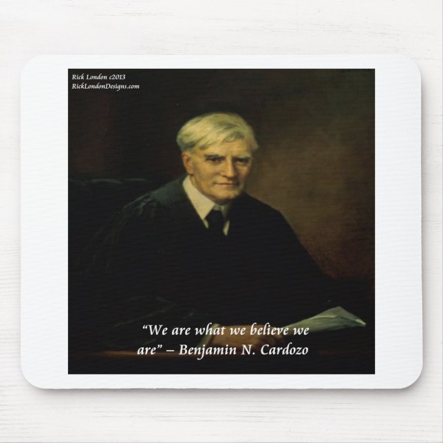 Mousepad Benjamin Cardozo "Quem Nós Somos" Citação (Frente)