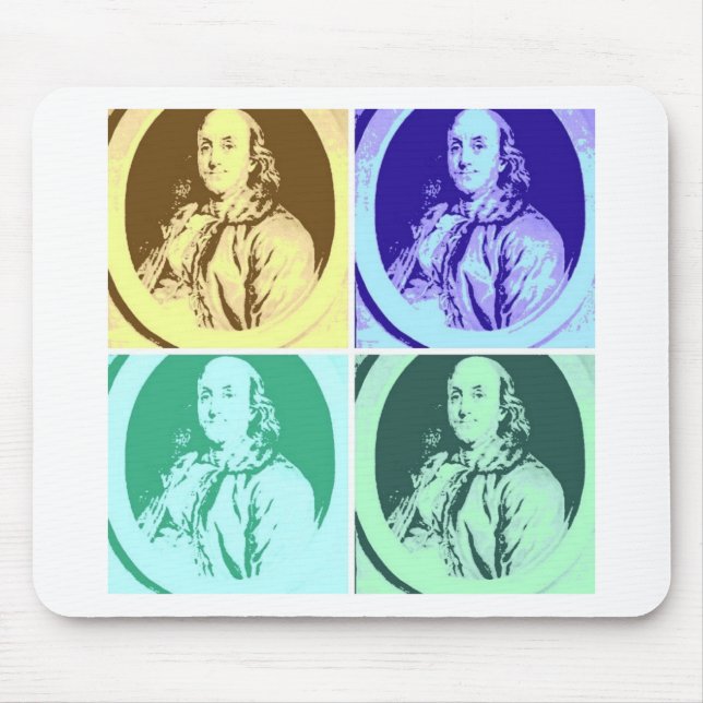 Mousepad Benjamin Franklin (Frente)