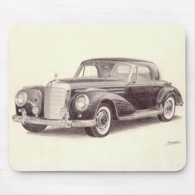 Mousepad Benz 300S de Mercedes (1951) (Frente)