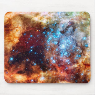 Mousepad Berçário Estelar R136 Nebulosa Tarântula Foto NASA
