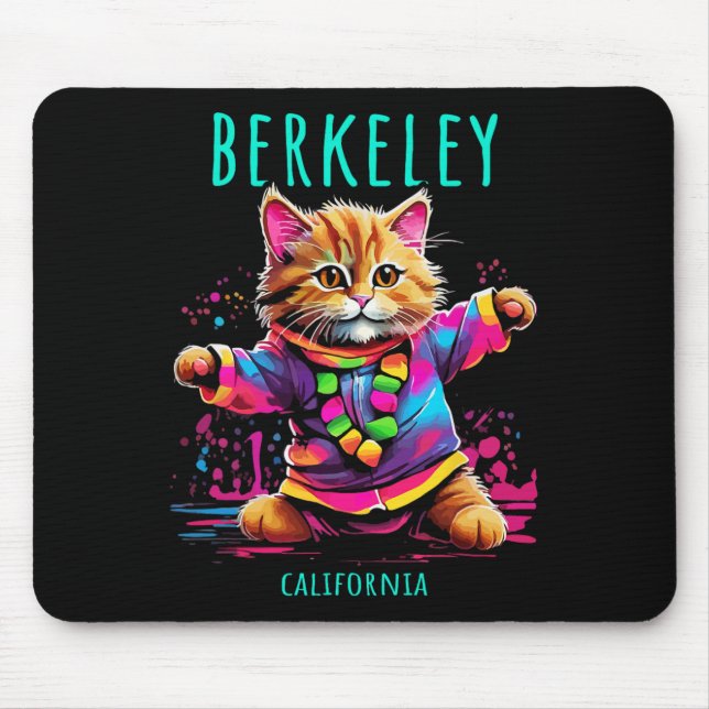 Mousepad Berkeley California Usa Divertida - Bela dança Col (Frente)
