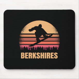 Mousepad Berkshires Machusets Snowboard no exterior Mães do