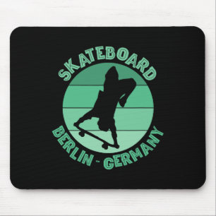 Mousepad Berlin Alemanha Skatista Urna Skate 1
