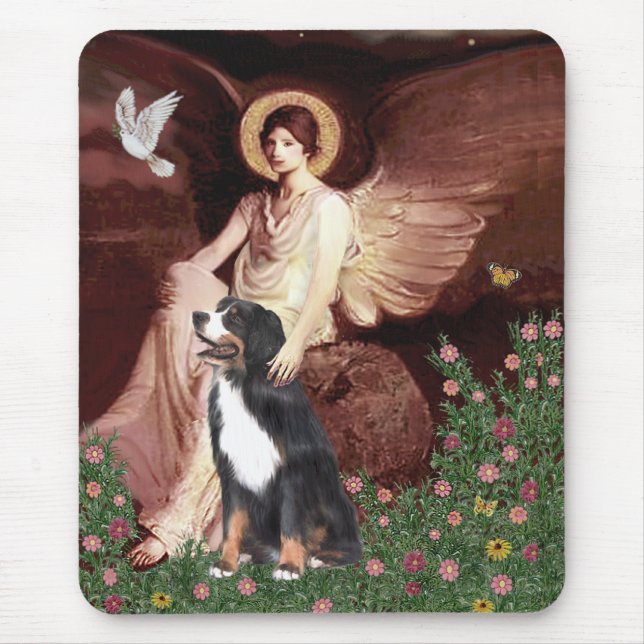 Mousepad Bernês - Anjo Sentado (Frente)