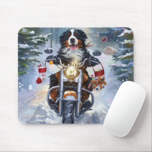 Mousepad Bernese Mountain Dog no natal