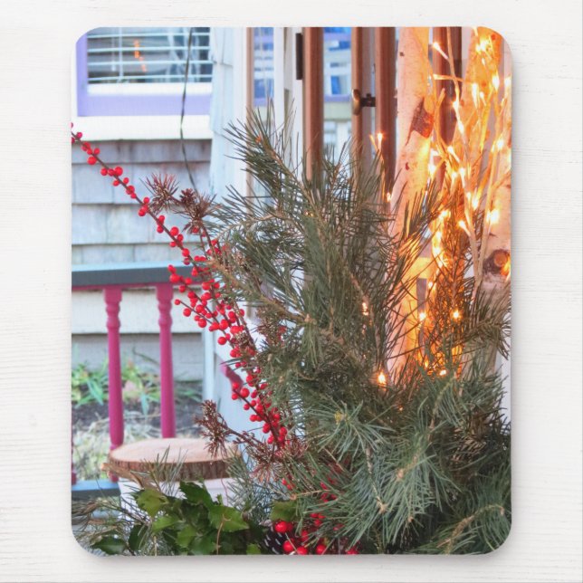 Mousepad Berries e Luzes Feriados - Martha's Vineyard (Frente)